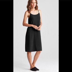 Eileen Fisher black camisole slip dress XS/PS